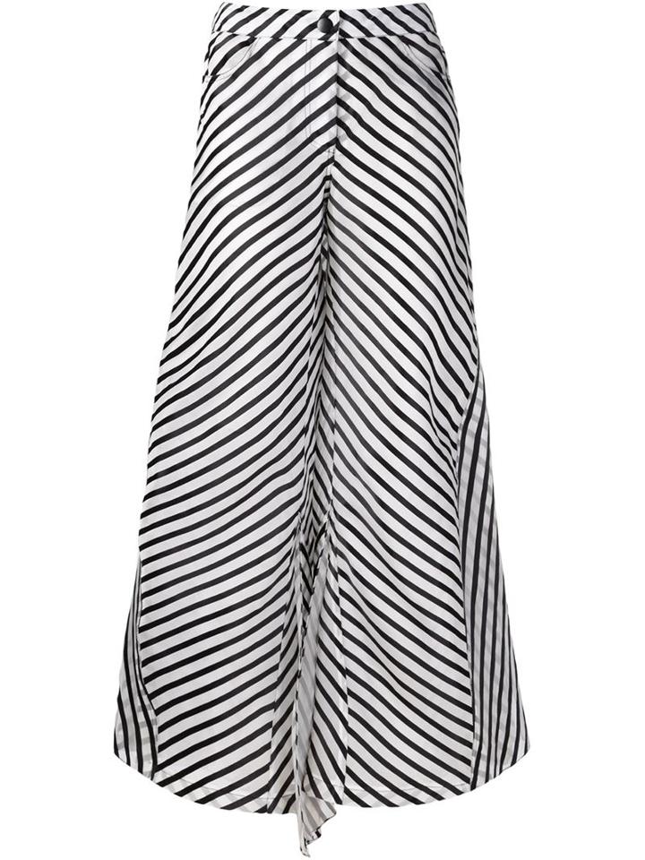 Rosie Assoulin Striped Palazzo Trousers