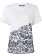 Adidas By Stella Mccartney Snake Print T-shirt - White