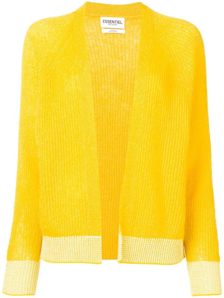Essentiel Antwerp Loose-fit Cardigan - Yellow
