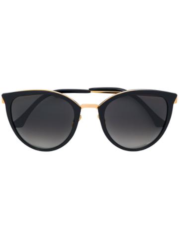 John Dalia Sasha Cat Eye Sunglasses - Black