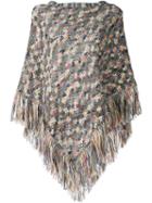 Missoni Textured Knit Poncho, Women's, Wool/acrylic