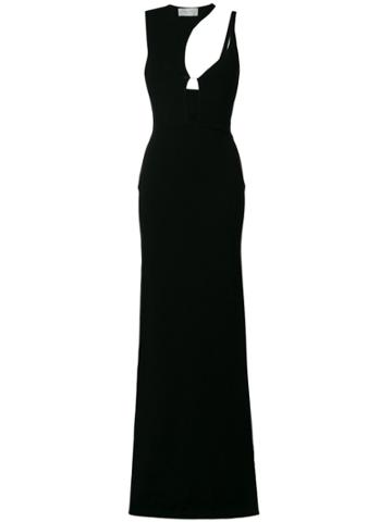 Esteban Cortazar Cut-detail Long Dress - Black