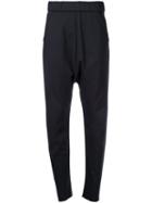 Album Di Famiglia - Drop Crotch Trousers - Women - Polyamide/spandex/elastane/viscose - Xs, Black, Polyamide/spandex/elastane/viscose