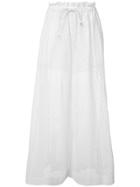 Sacai Wide-leg Trousers - White