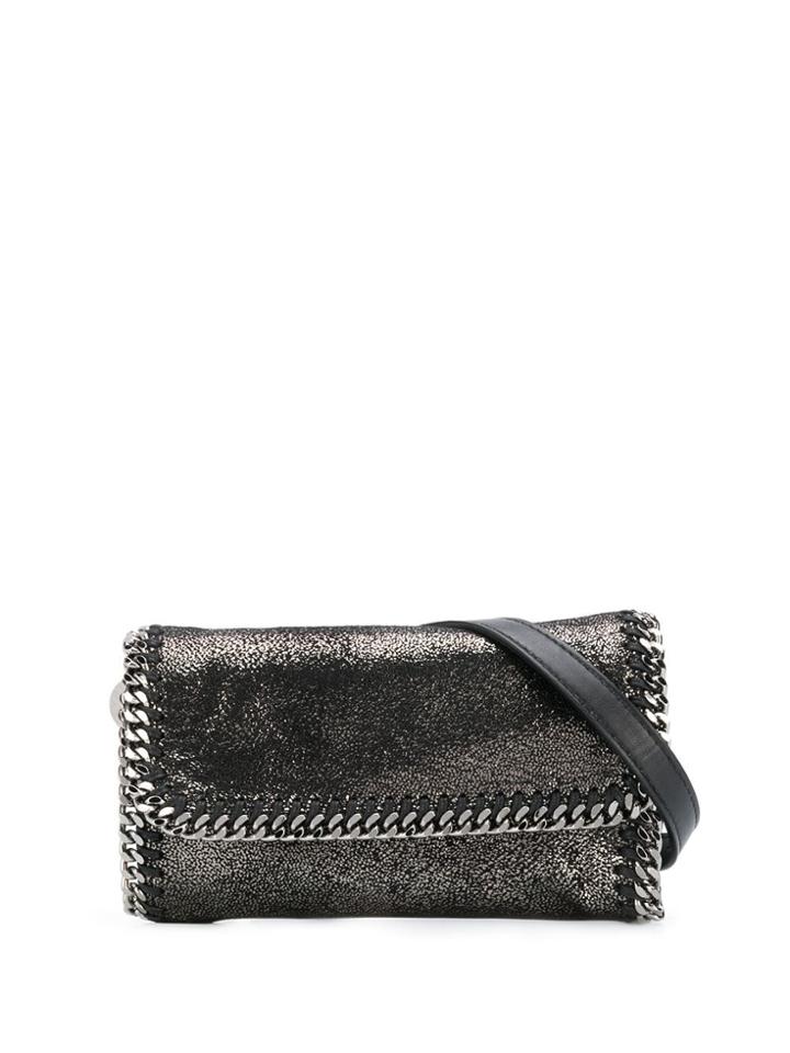 Stella Mccartney Falabella Metallic Belt Bag - Black