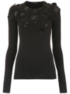 Gloria Coelho Embroidered Blouse - Black