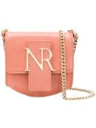 Nina Ricci Logo Plaque Mini Shoulder Bag - Pink & Purple