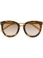 Bottega Veneta Round Sunglasses - Brown