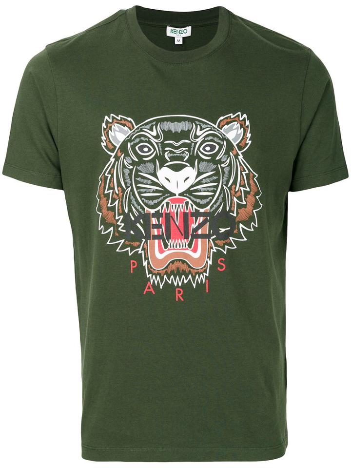 Kenzo - Tiger T-shirt - Men - Cotton - S, Green, Cotton