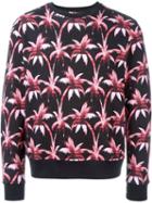 Ps Paul Smith Palm Tree Print Sweatshirt, Men's, Size: L, Black, Cotton