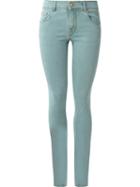 Amapô Five-pocket Skinny Jeans, Women's, Size: 34, Green, Cotton/spandex/elastane
