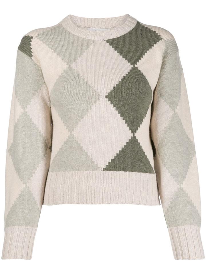 Pringle Of Scotland Graphic Argyle Jumper - Neutrals
