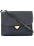 Yves Saint Laurent Vintage Flap Crossbody Bag, Women's, Blue
