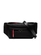 Prada Black Vela Nylon Belt Bag