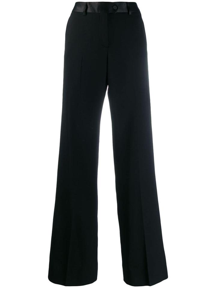 Paul Smith High-waisted Wide Trousers - Black