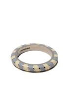 Alice Cicolini 14kt White Gold Candy Band - Lemon & Grey