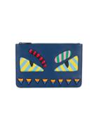 Fendi Bag Bugs Wallet - Blue