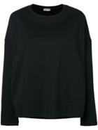 Moncler Draped Knitted Top - Black