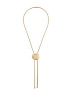 Balmain Embossed Ring Necklace - Metallic