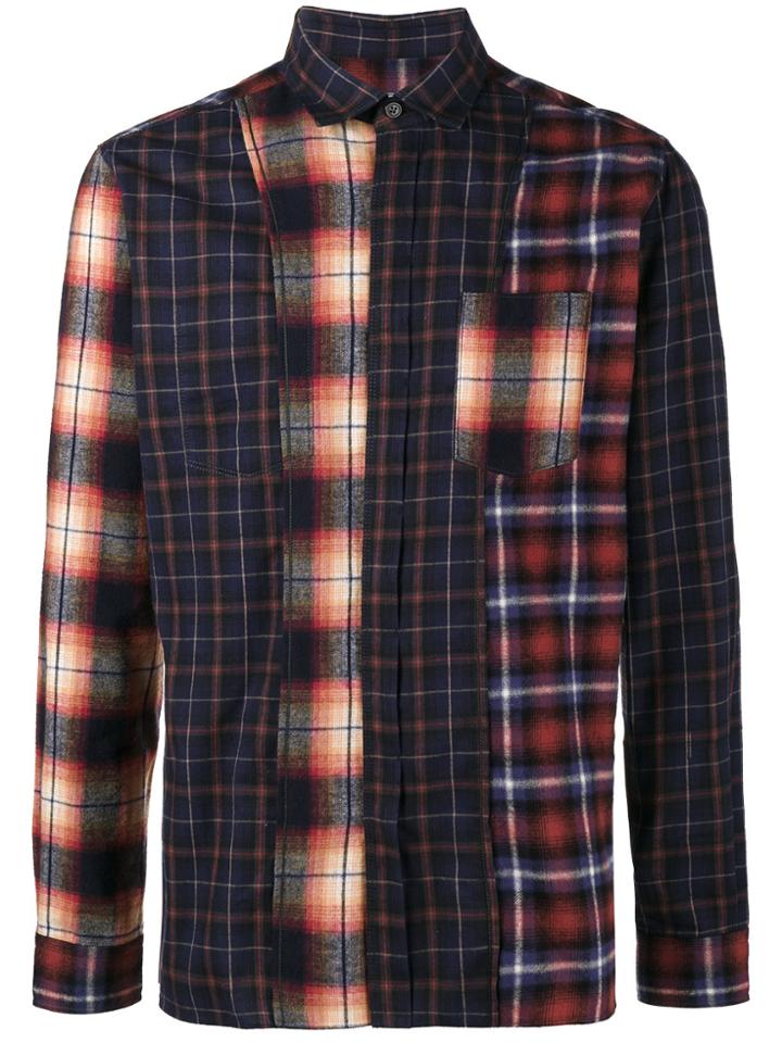Lanvin Plaid Patchwork Shirt - Multicolour