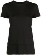 Vera Wang Double Layer T-shirt - Black