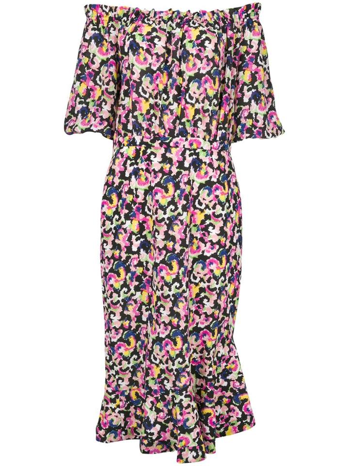 Saloni Floral Print Off Shoulder Dress - Unavailable