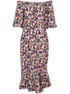 Saloni Floral Print Off Shoulder Dress - Unavailable