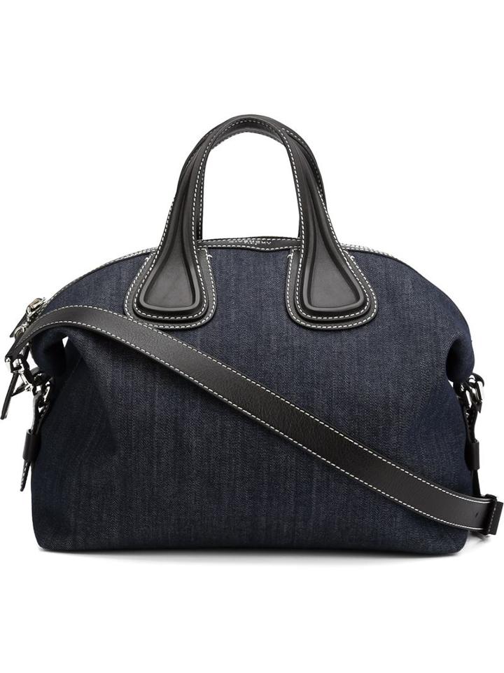 Givenchy 'nightingale' Denim Tote, Women's, Blue