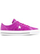 Converse One Star Pro Ox Trainers - Purple