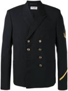 Saint Laurent - Double Breasted Military Jacket - Men - Wool - 48, Black, Wool