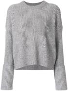 All Saints Rib Knit Sweater - Grey