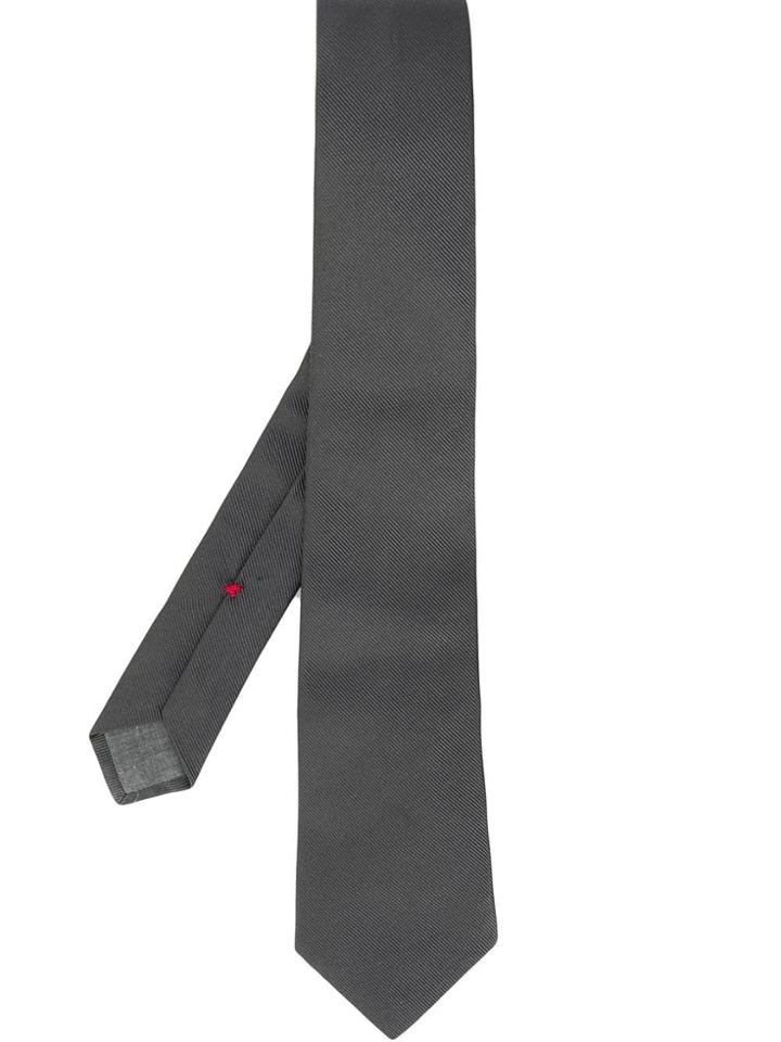 Brunello Cucinelli Twill Tie - Grey