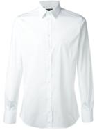 Dolce & Gabbana Classic Formal Shirt, Men's, Size: 38, White, Cotton/spandex/elastane