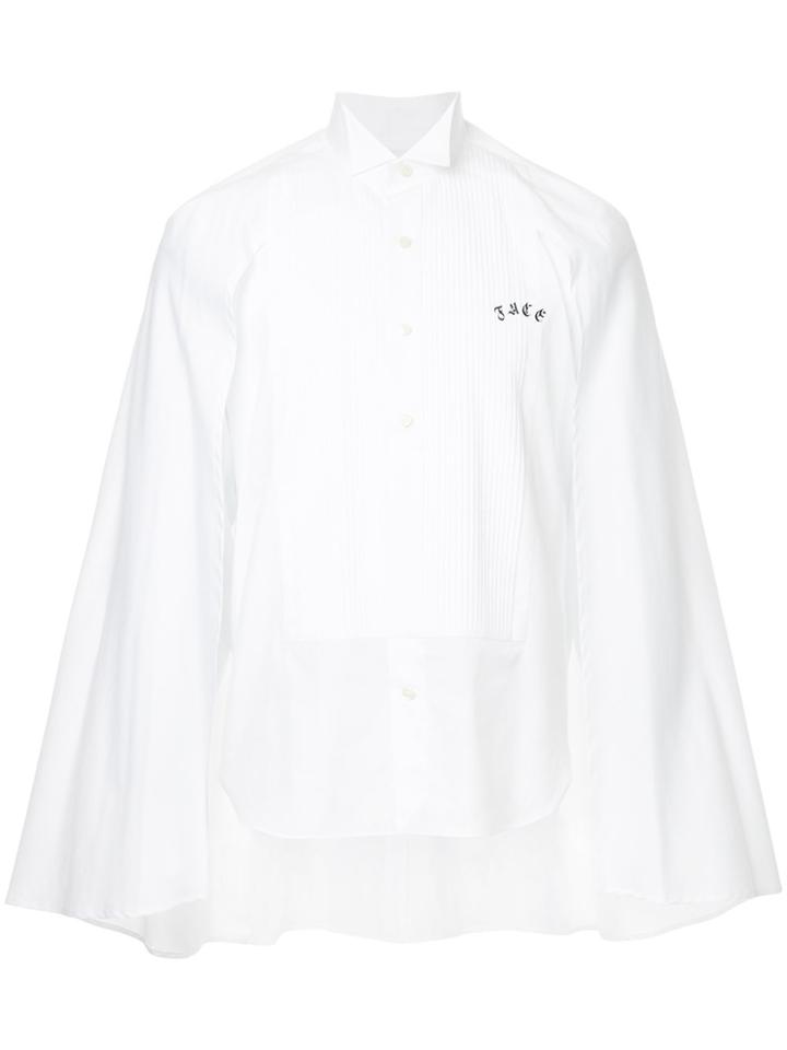Facetasm Flared-sleeve Shirt - White