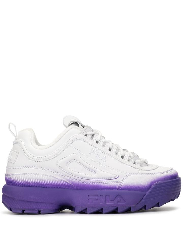 Fila Disruptor Contrasting-sole Sneakers - White