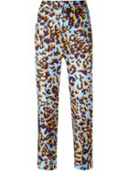 Msgm Graphic Print Trousers