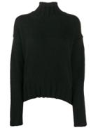 Dondup Roll-neck Fitted Sweater - Black