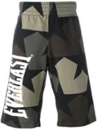 Camouflage Print Bermuda Shorts, Men's, Size: Small, Green, Cotton, Ports 1961