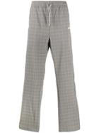 Daily Paper Checked Track Pants - Grey