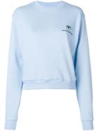 Chiara Ferragni Embroidered Logo Sweatshirt - Blue