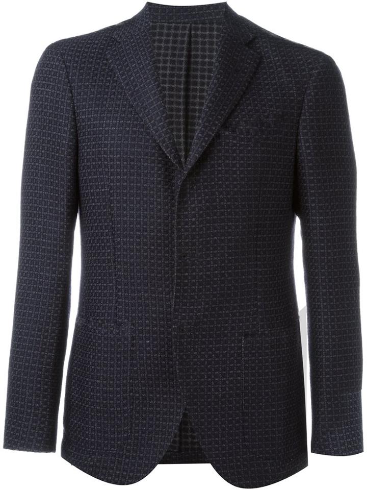 Borrelli Textured Three-button Blazer