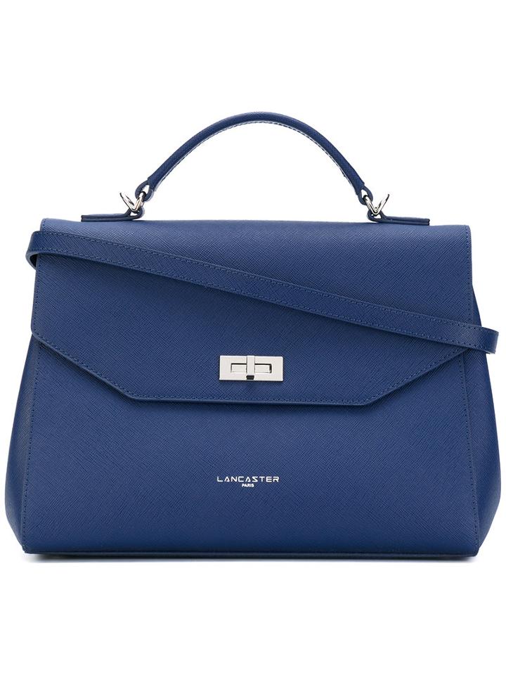 Lancaster - Alena Tote - Women - Calf Leather/polyamide - One Size, Blue, Calf Leather/polyamide