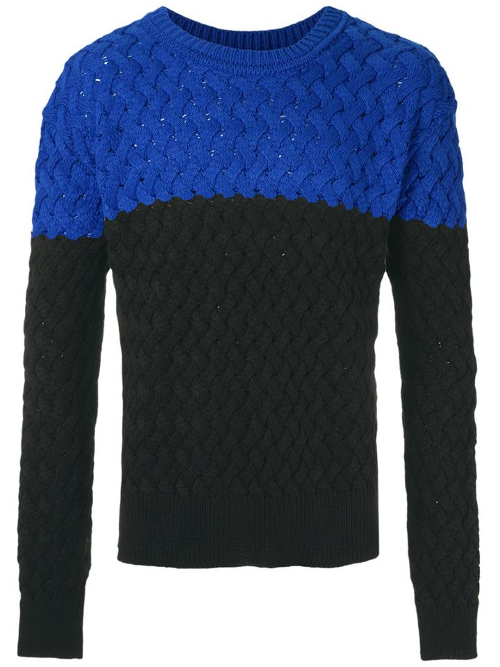 À La Garçonne - Knitted Jumper - Unisex - Cotton/polyester - P, Black, Cotton/polyester