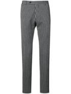 Tagliatore Striped Chinos - Blue