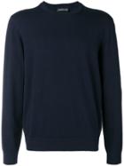 Emporio Armani Crew Neck Sweatshirt - Blue