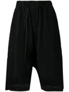 Joe Chia Dropped Crotch Shorts - Black