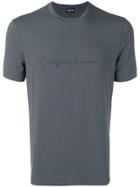 Giorgio Armani Branded T-shirt - Grey