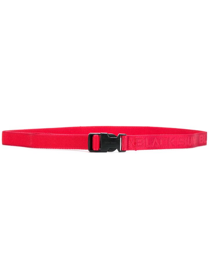 Palm Angels Black Sun Belt - Red