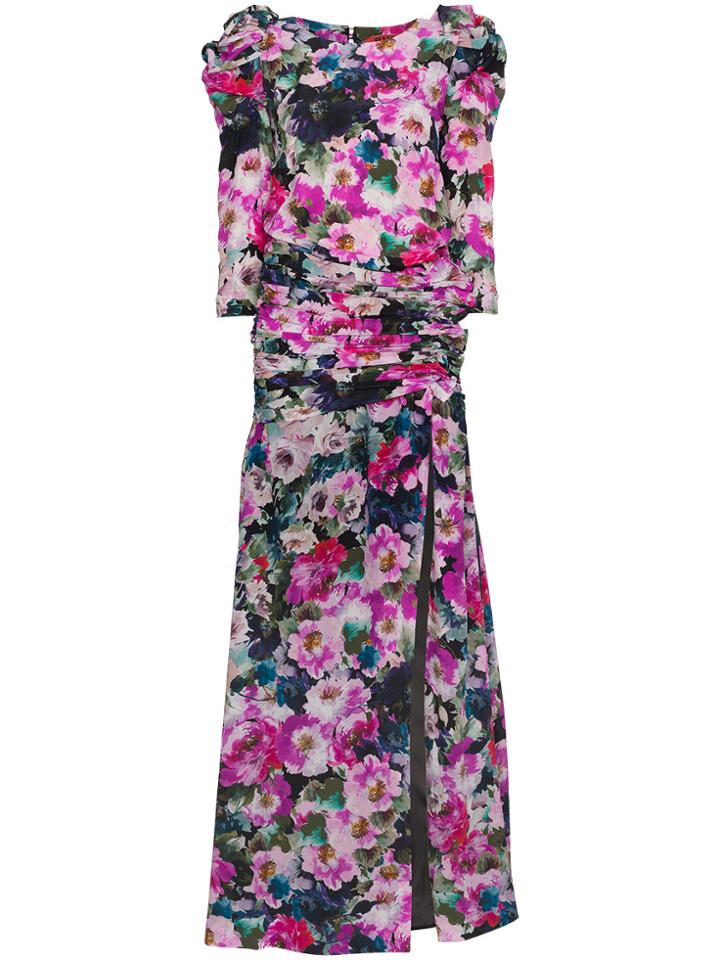 Ronald Van Der Kemp Floral Print Gown - Multicolour