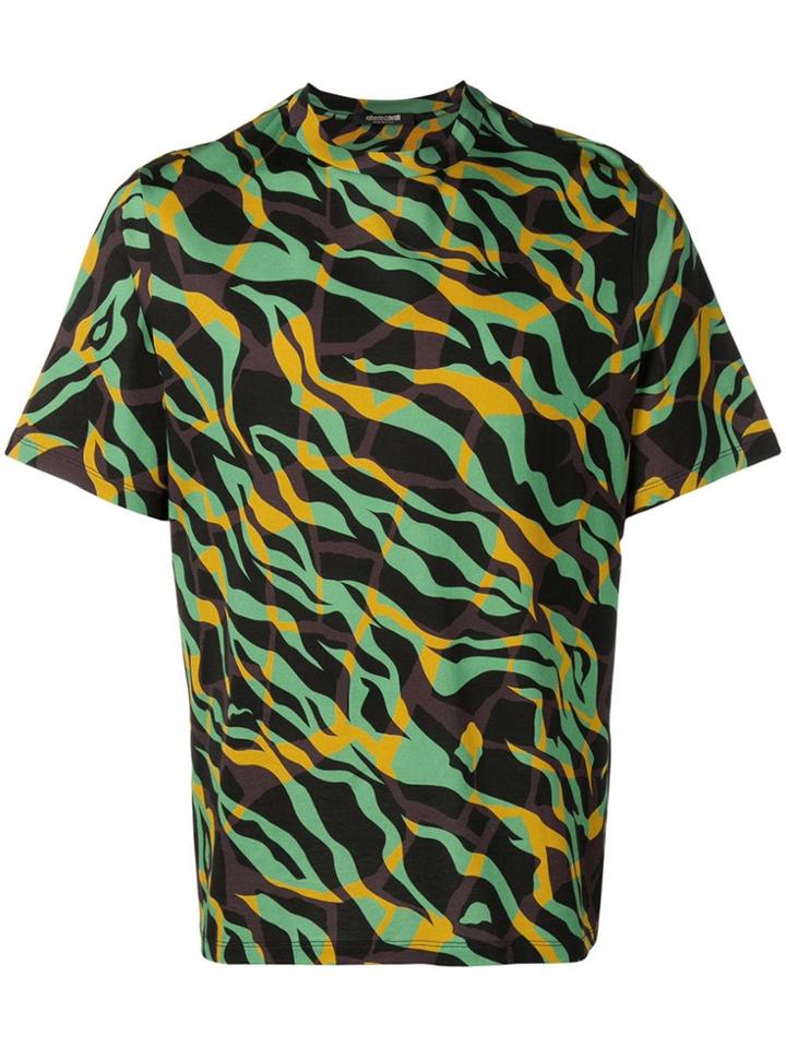 Roberto Cavalli Printed T-shirt - Green